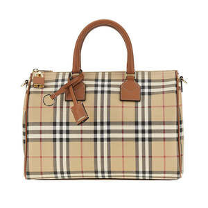 Burberry Medium Check Bowling Bag